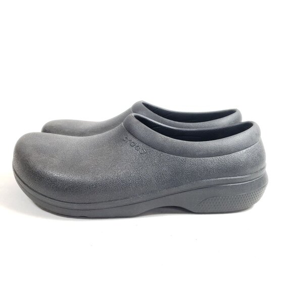 Crocs Bistro Unisex Slip-Resistant Work Clogs Women's Size 8 Men's 6 Black - Picture 3 of 9